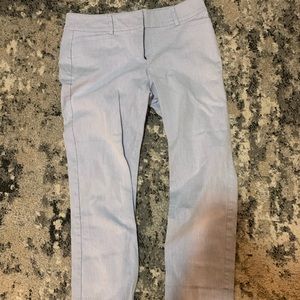 Ann Taylor LOFT Seersucker cropped pants
